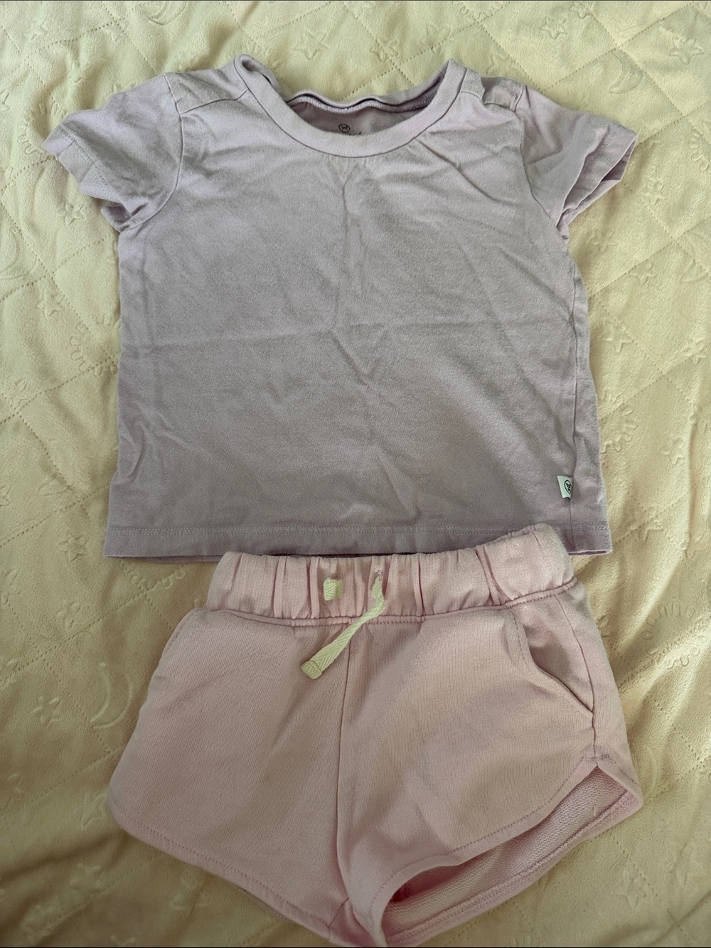 Girls' Pastel Pink & Lavender Mix N Match Tee Set - Brand 12-18months - Picture 2 of 11